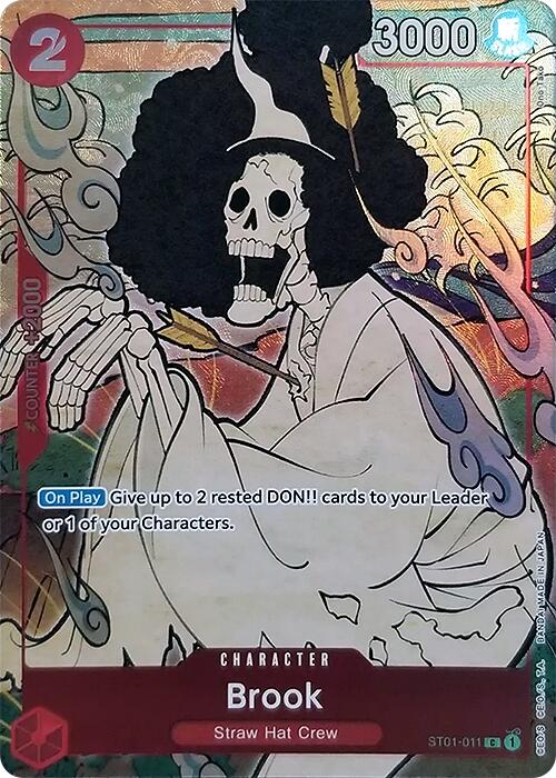 Brook (English Version 1st Anniversary Set) [One Piece Promotion Cards] | Galaxy Games LLC