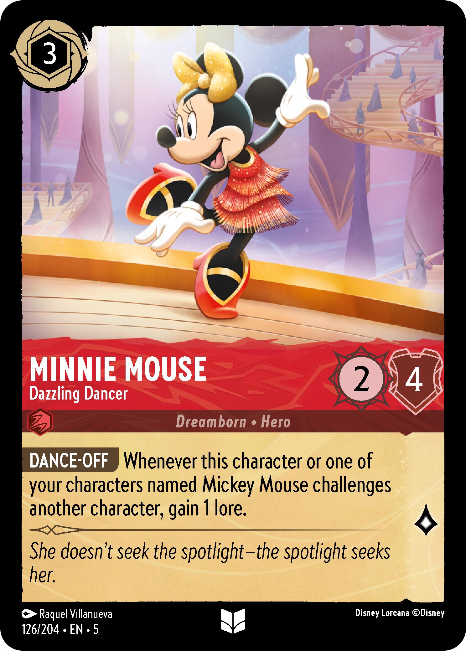 Minnie Mouse - Dazzling Dancer (126/204) [Shimmering Skies] | Galaxy Games LLC
