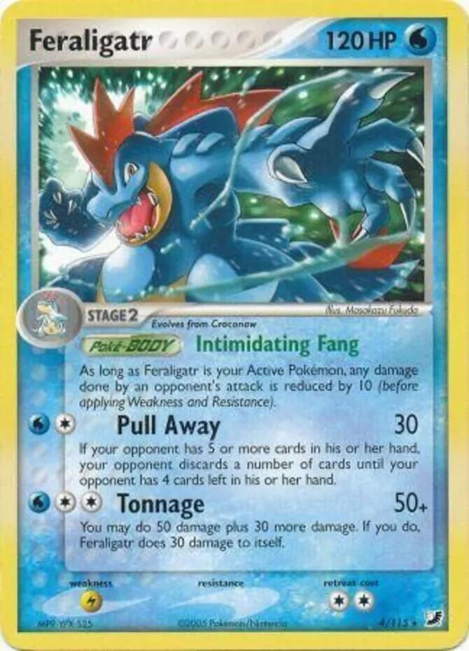 Feraligatr (4/115) (Theme Deck Exclusives) [EX: Unseen Forces] | Galaxy Games LLC