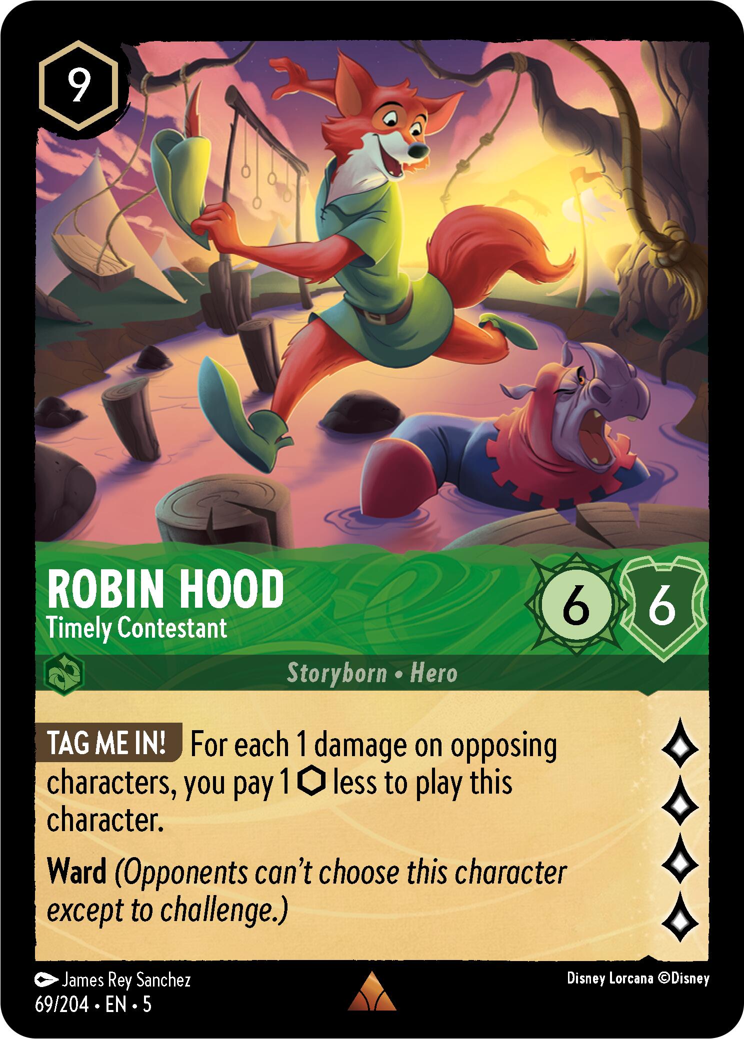 Robin Hood - Timely Contestant (69/204) [Shimmering Skies] | Galaxy Games LLC