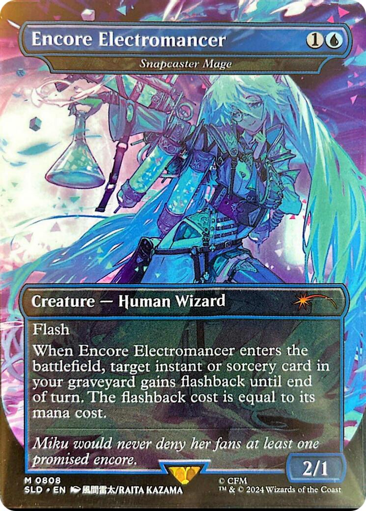 Encore Electromancer - Snapcaster Mage (Rainbow Foil) [Secret Lair Drop Series] | Galaxy Games LLC