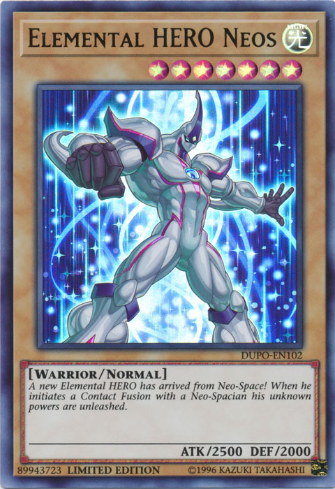 Elemental Hero Neos [DUPO-EN102] Ultra Rare | Galaxy Games LLC