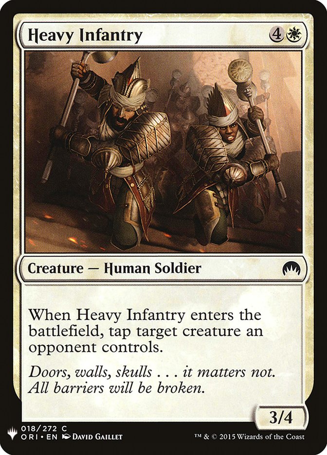 Heavy Infantry [Mystery Booster] | Galaxy Games LLC