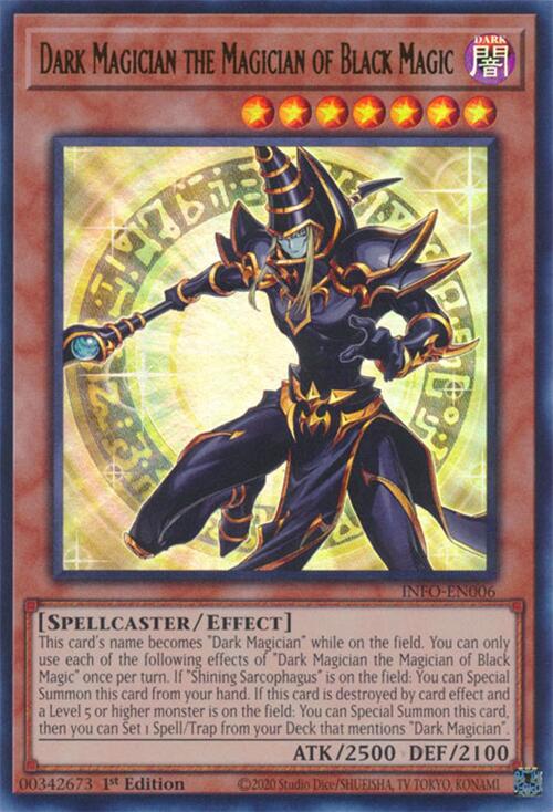 Dark Magician the Magician of Black Magic [INFO-EN006] Ultra Rare | Galaxy Games LLC