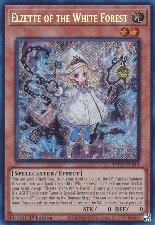 Elzette of the White Forest [INFO-EN014] Secret Rare | Galaxy Games LLC