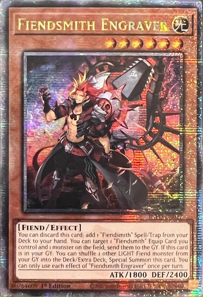 Fiendsmith Engraver (Quarter Century Secret Rare) [INFO-EN017] Quarter Century Secret Rare | Galaxy Games LLC