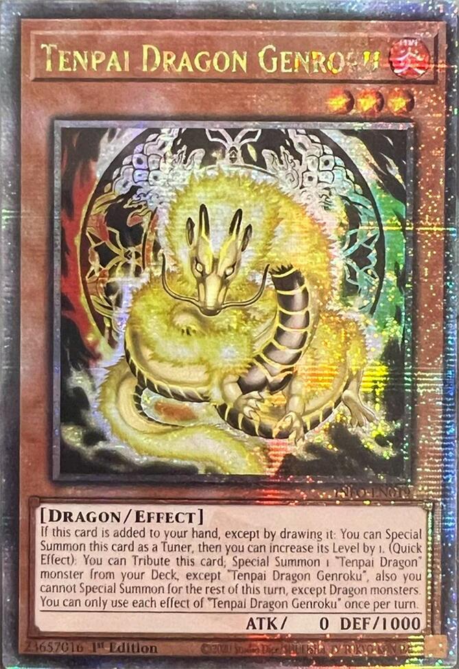 Tenpai Dragon Genroku (Quarter Century Secret Rare) [INFO-EN019] Quarter Century Secret Rare | Galaxy Games LLC