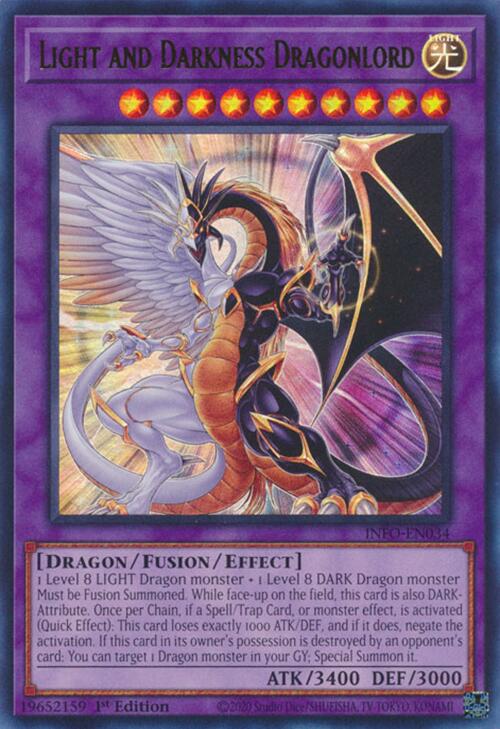 Light and Darkness Dragonlord [INFO-EN034] Ultra Rare | Galaxy Games LLC