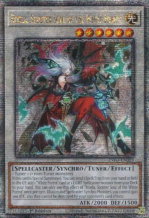 Rciela, Sinister Soul of the White Forest (Quarter Century Secret Rare) [INFO-EN039] Quarter Century Secret Rare | Galaxy Games LLC