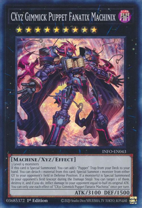 CXyz Gimmick Puppet Fanatix Machinix [INFO-EN043] Super Rare | Galaxy Games LLC