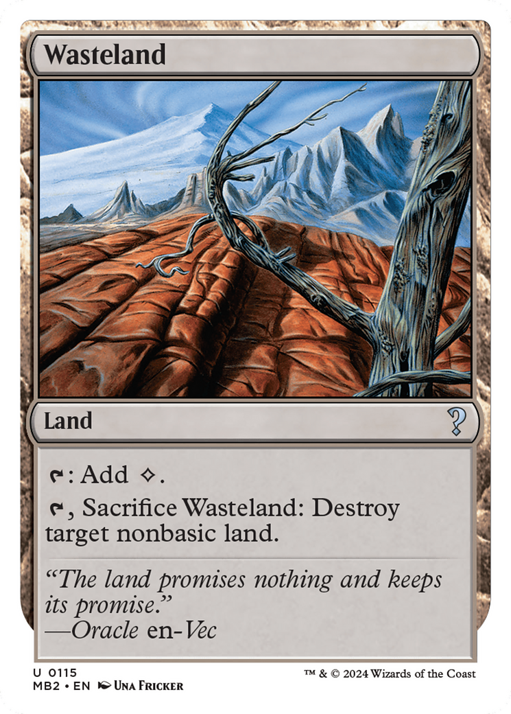 Wasteland [Mystery Booster 2] | Galaxy Games LLC