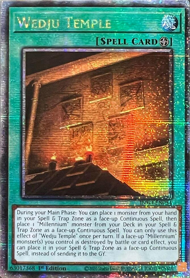 Wedju Temple (Quarter Century Secret Rare) [INFO-EN054] Quarter Century Secret Rare | Galaxy Games LLC