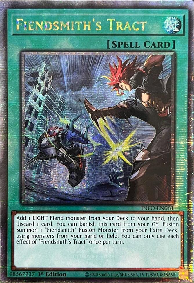 Fiendsmith's Tract (Quarter Century Secret Rare) [INFO-EN061] Quarter Century Secret Rare | Galaxy Games LLC