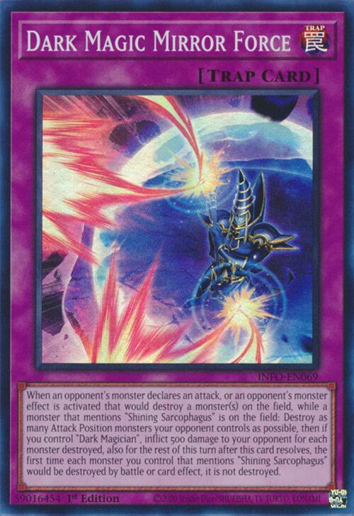 Dark Magic Mirror Force [INFO-EN069] Super Rare | Galaxy Games LLC