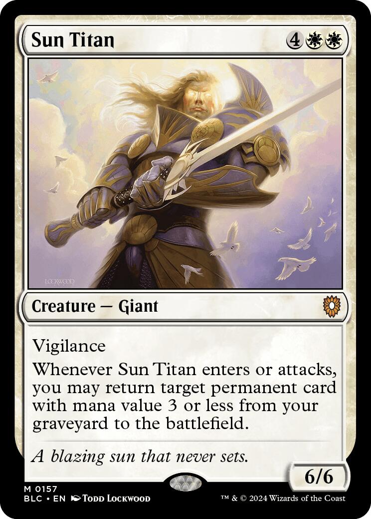 Sun Titan [Bloomburrow Commander] | Galaxy Games LLC
