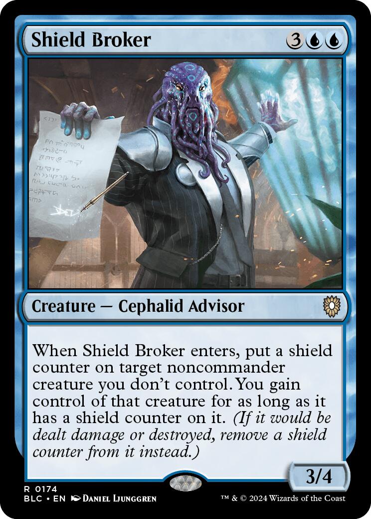 Shield Broker [Bloomburrow Commander] | Galaxy Games LLC