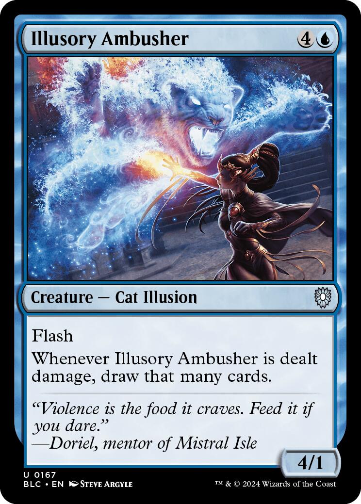 Illusory Ambusher [Bloomburrow Commander] | Galaxy Games LLC