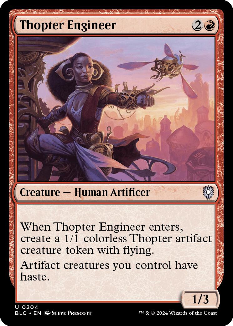 Thopter Engineer [Bloomburrow Commander] | Galaxy Games LLC