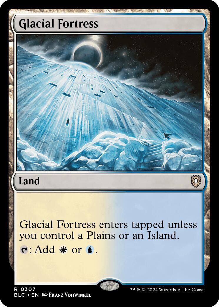 Glacial Fortress [Bloomburrow Commander] | Galaxy Games LLC