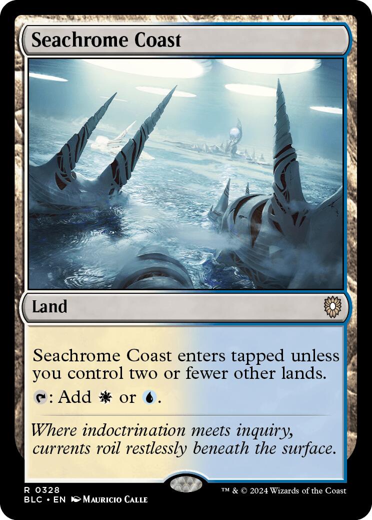 Seachrome Coast [Bloomburrow Commander] | Galaxy Games LLC