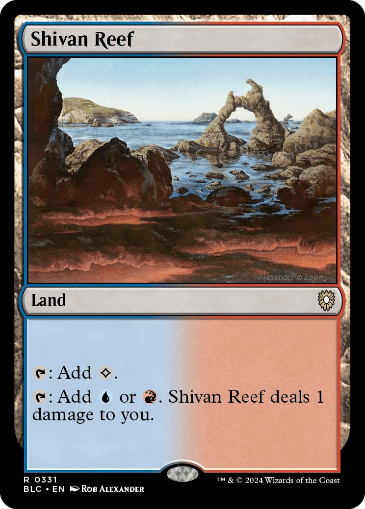 Shivan Reef [Bloomburrow Commander] | Galaxy Games LLC