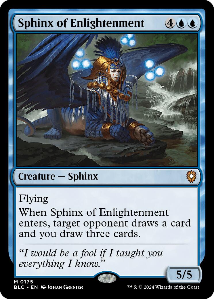 Sphinx of Enlightenment [Bloomburrow Commander] | Galaxy Games LLC
