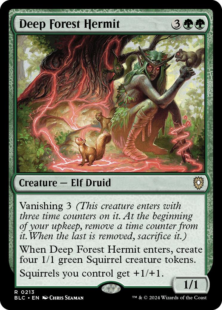 Deep Forest Hermit [Bloomburrow Commander] | Galaxy Games LLC