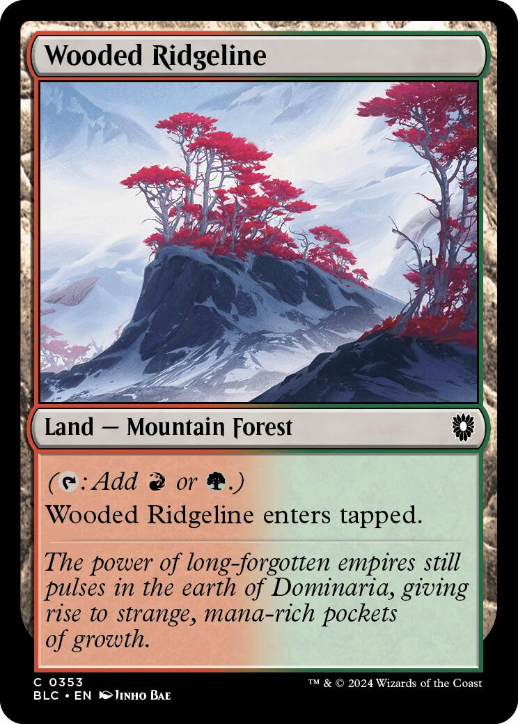 Wooded Ridgeline [Bloomburrow Commander] | Galaxy Games LLC