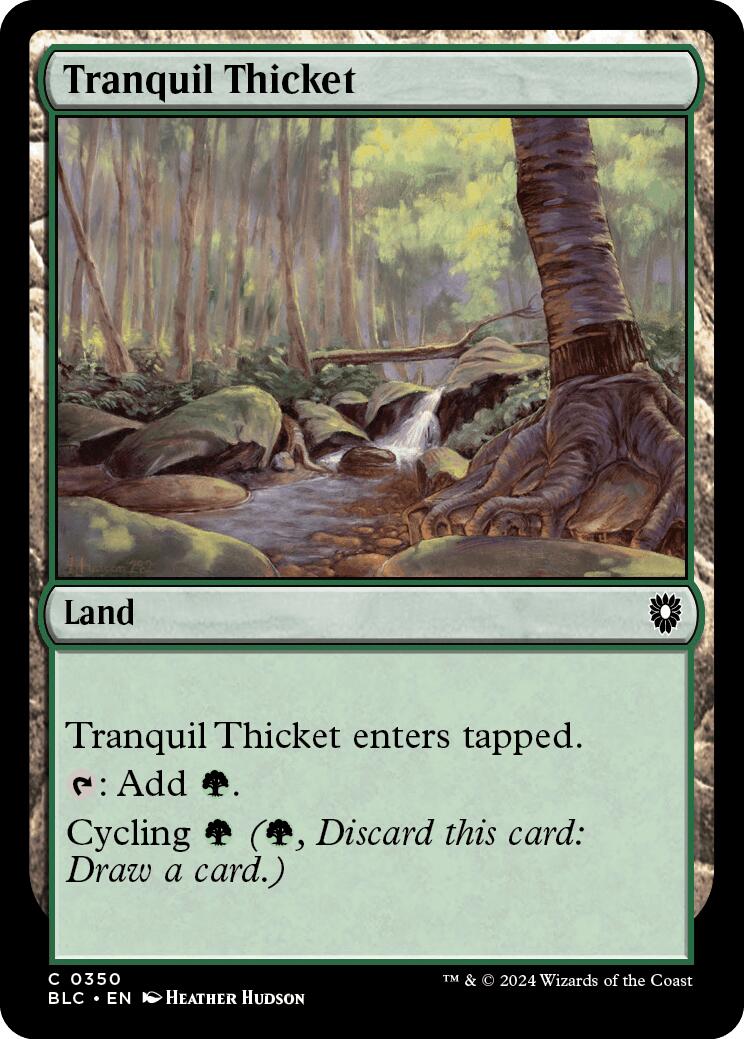 Tranquil Thicket [Bloomburrow Commander] | Galaxy Games LLC