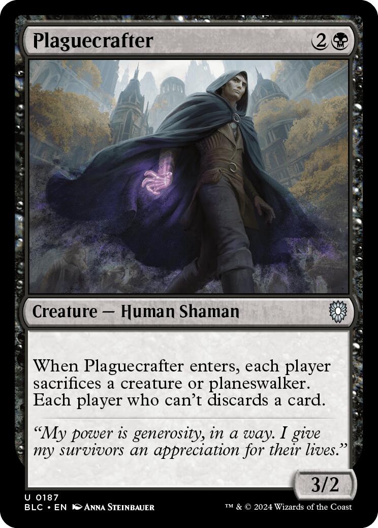 Plaguecrafter [Bloomburrow Commander] | Galaxy Games LLC