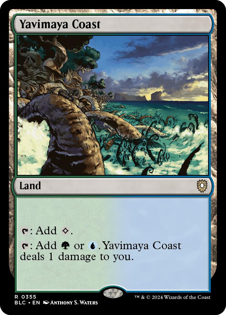 Yavimaya Coast [Bloomburrow Commander] | Galaxy Games LLC