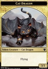 Cat Dragon // Dragon (006) Double-Sided Token [Commander 2017 Tokens] | Galaxy Games LLC