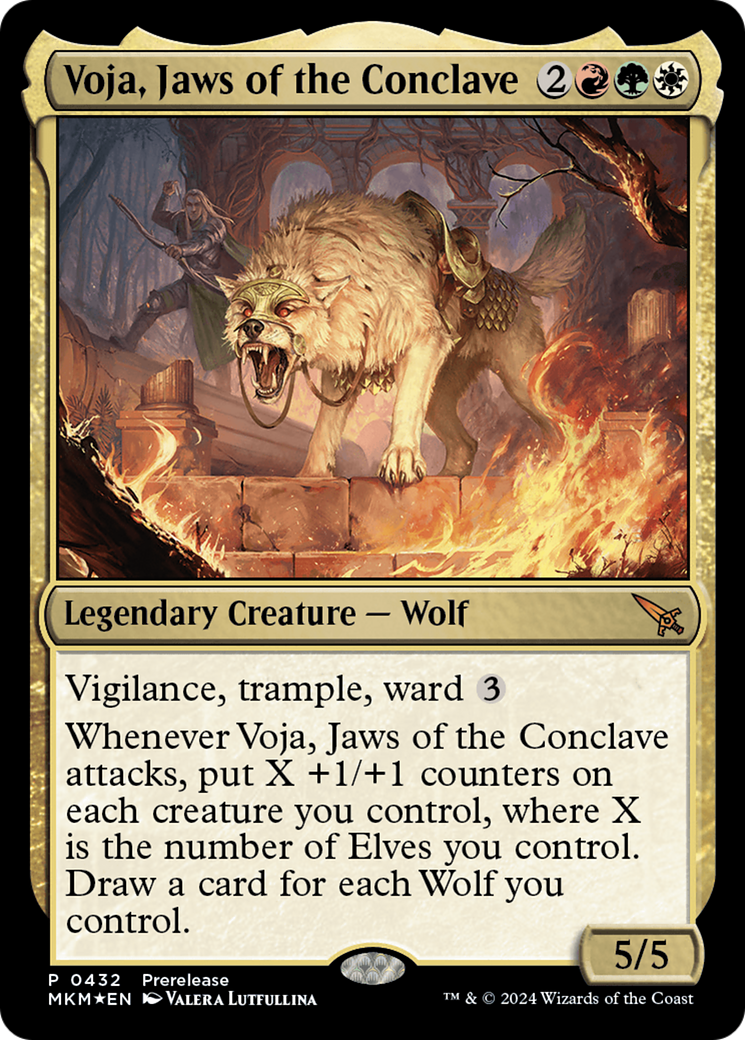 Voja, Jaws of the Conclave [Murders at Karlov Manor Prerelease Promos] | Galaxy Games LLC