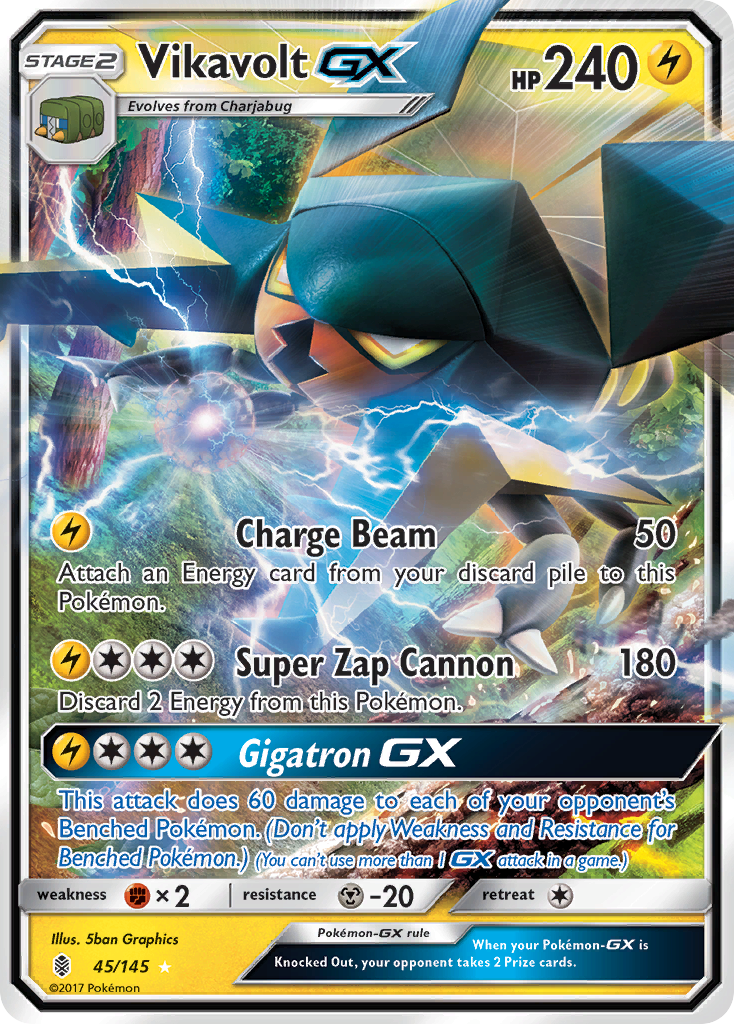 Vikavolt GX (45/145) [Sun & Moon: Guardians Rising] | Galaxy Games LLC