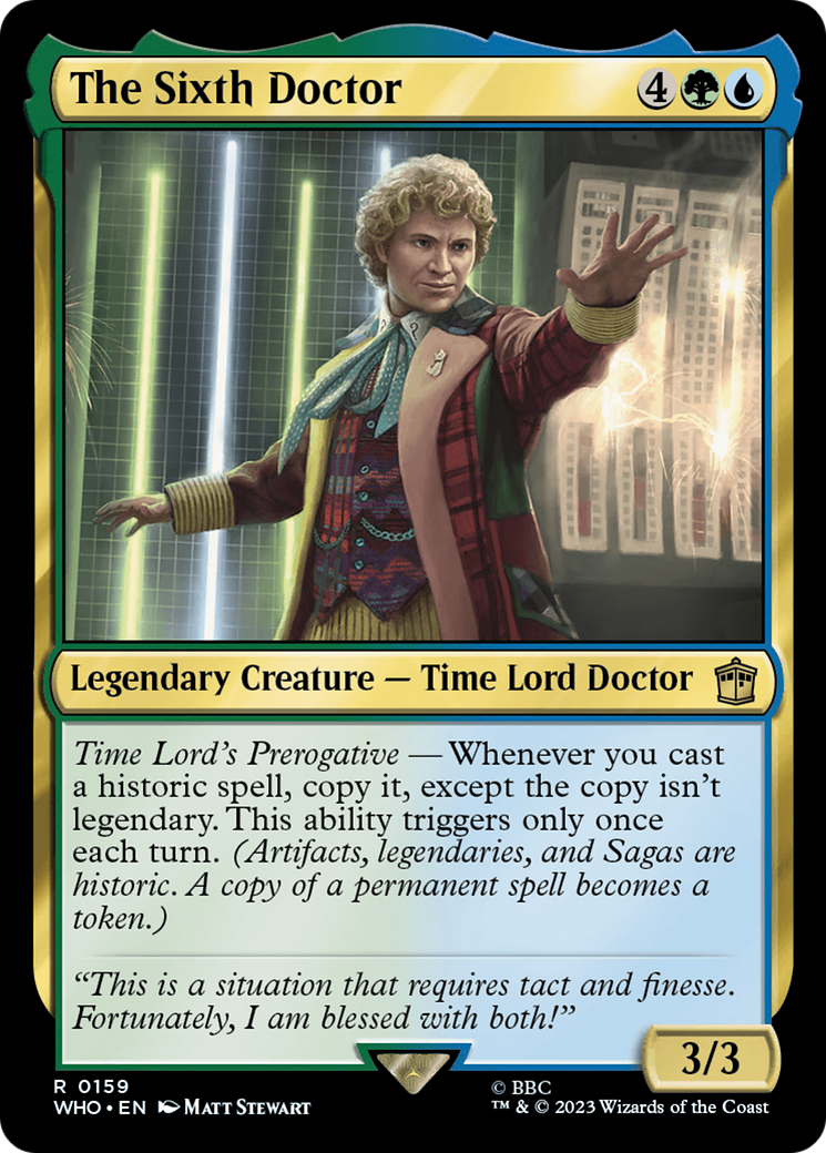 The Sixth Doctor [Doctor Who] | Galaxy Games LLC