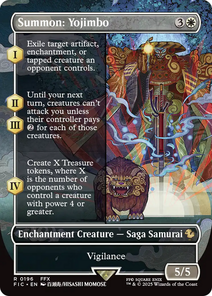 Summon: Yojimbo (Borderless) [FINAL FANTASY Commander] | Galaxy Games LLC