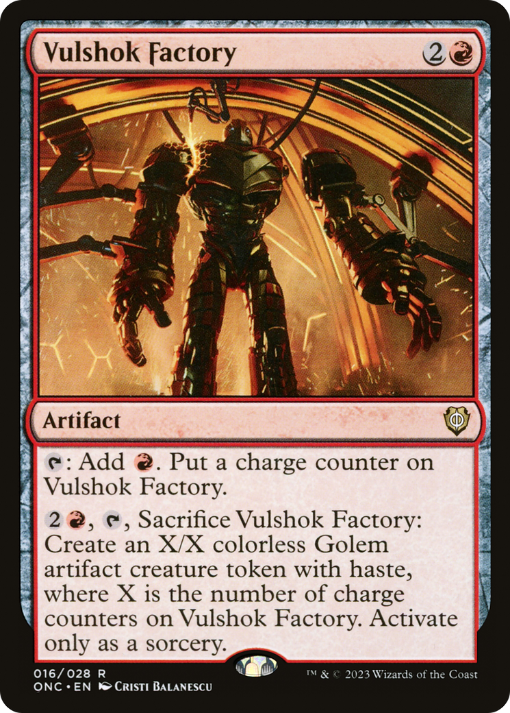 Vulshok Factory [Phyrexia: All Will Be One Commander] | Galaxy Games LLC