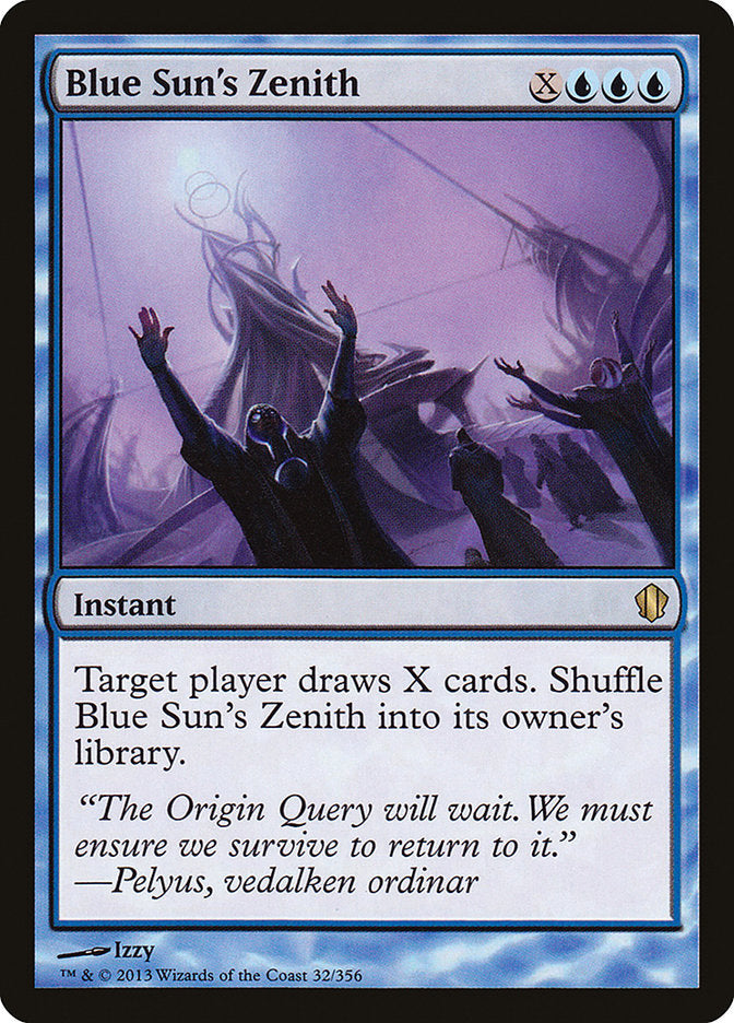 Blue Sun's Zenith [Commander 2013] | Galaxy Games LLC