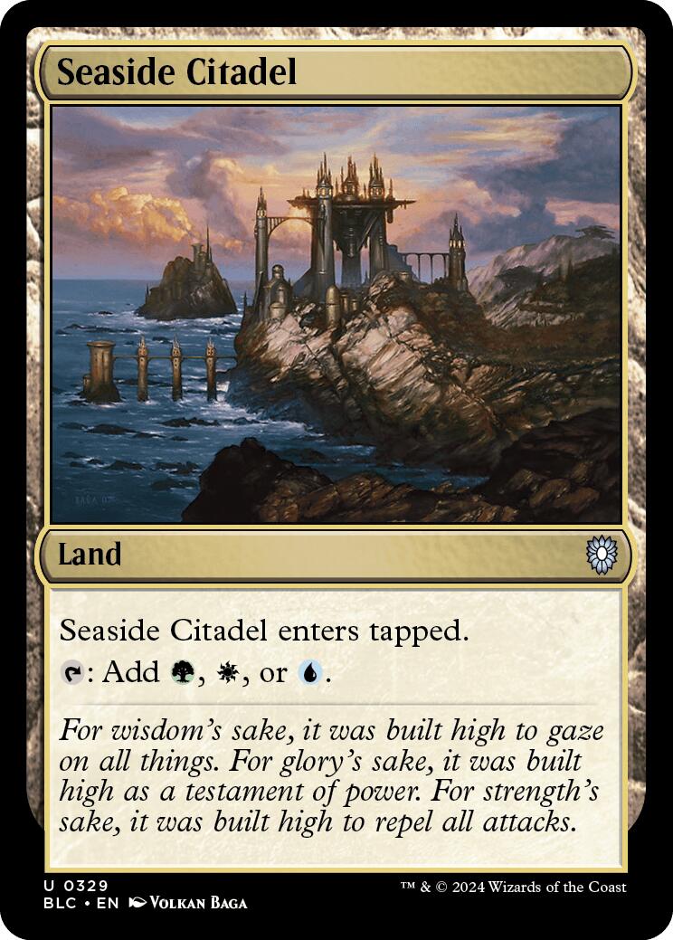 Seaside Citadel [Bloomburrow Commander] | Galaxy Games LLC