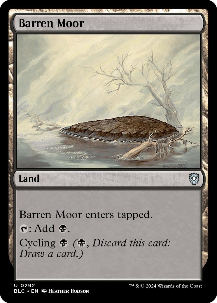 Barren Moor [Bloomburrow Commander] | Galaxy Games LLC