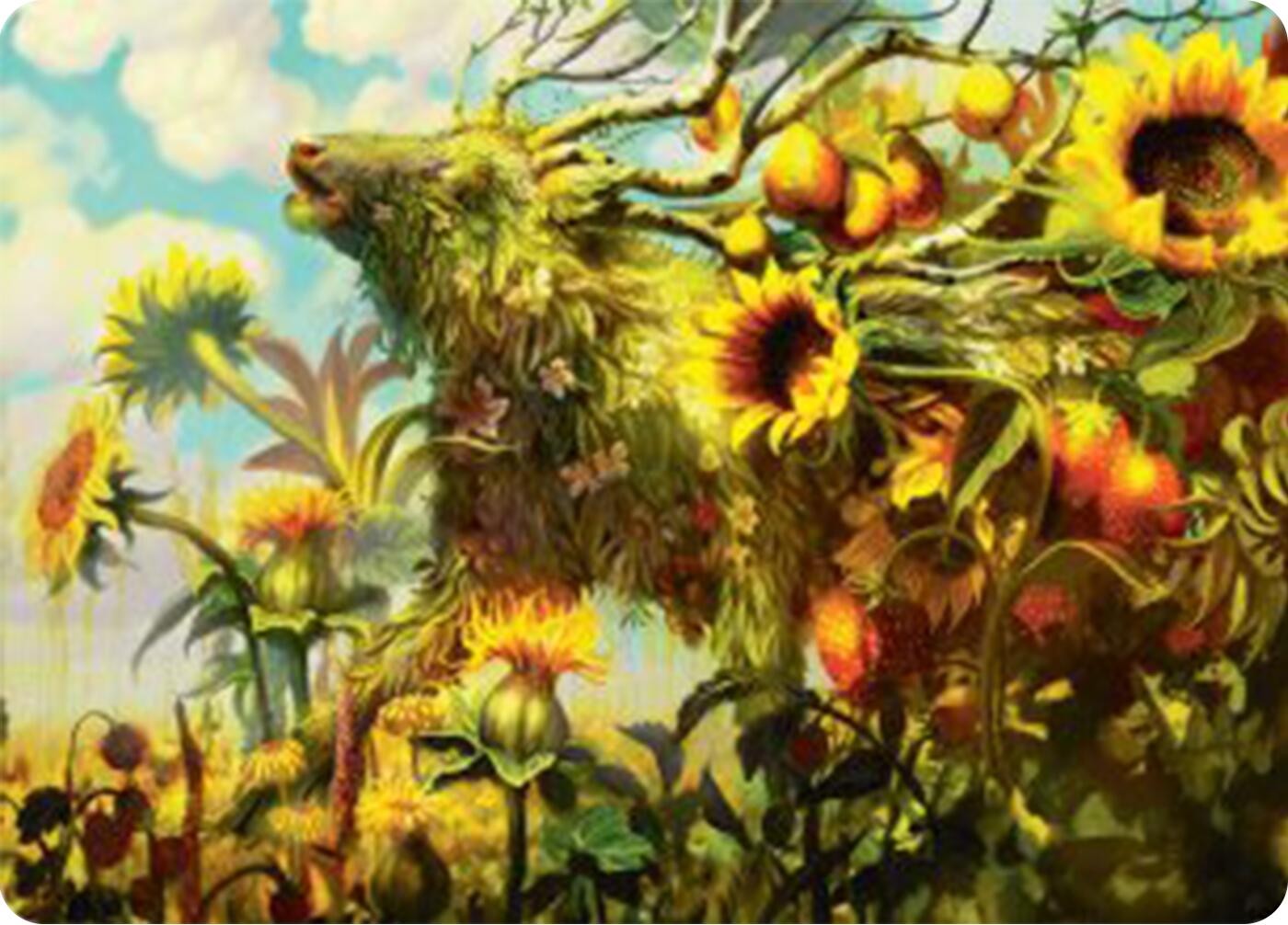 Beza, the Bounding Spring Art Card [Bloomburrow Art Series] | Galaxy Games LLC