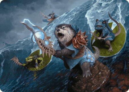 Valley Floodcaller Art Card [Bloomburrow Art Series] | Galaxy Games LLC