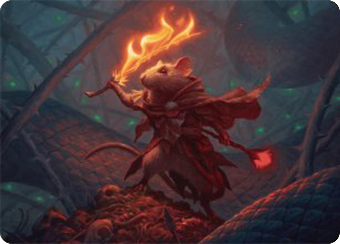 Emberheart Challenger Art Card [Bloomburrow Art Series] | Galaxy Games LLC