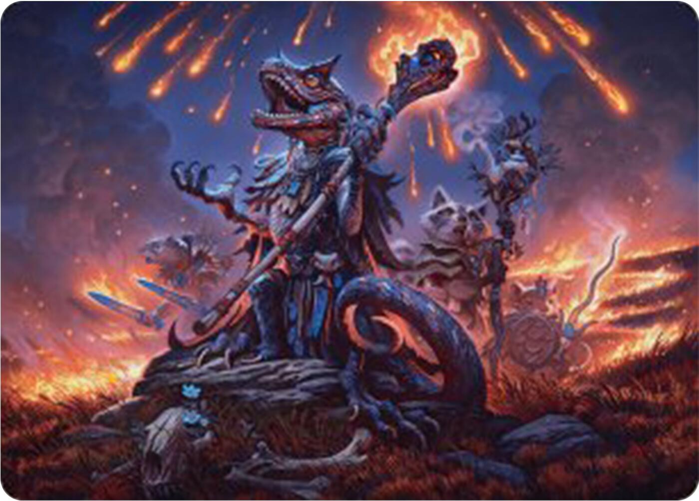 Valley Flamecaller Art Card [Bloomburrow Art Series] | Galaxy Games LLC