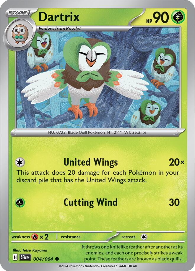 Dartrix (004/064) [Scarlet & Violet: Shrouded Fable] | Galaxy Games LLC