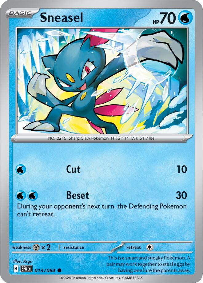 Sneasel (013/064) [Scarlet & Violet: Shrouded Fable] | Galaxy Games LLC