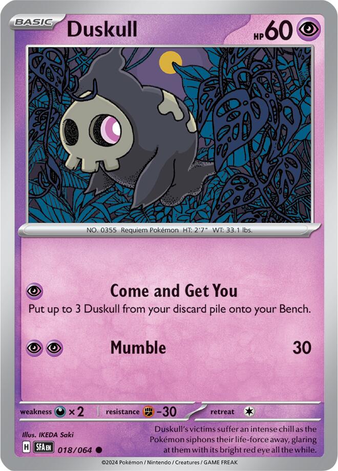 Duskull (018/064) [Scarlet & Violet: Shrouded Fable] | Galaxy Games LLC