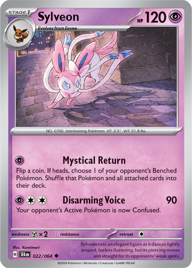 Sylveon (022/064) [Scarlet & Violet: Shrouded Fable] | Galaxy Games LLC