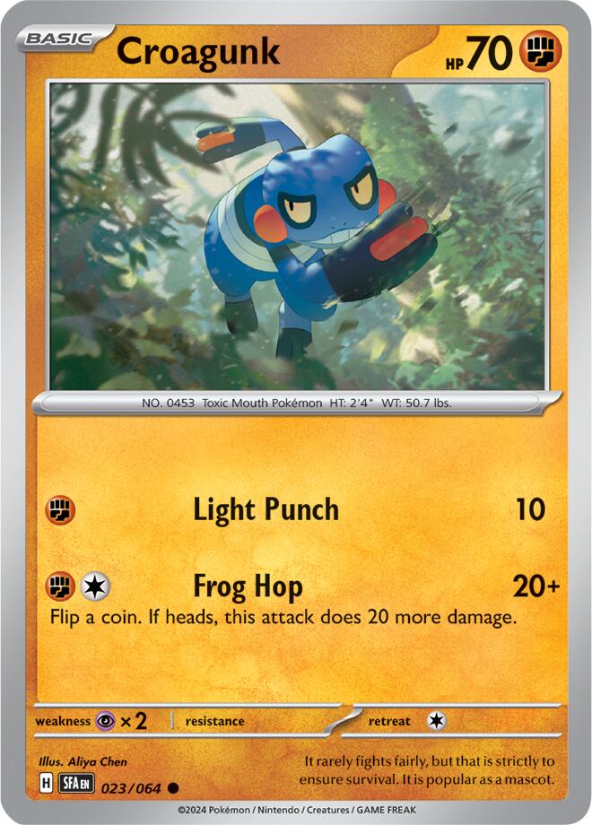 Croagunk (023/064) [Scarlet & Violet: Shrouded Fable] | Galaxy Games LLC