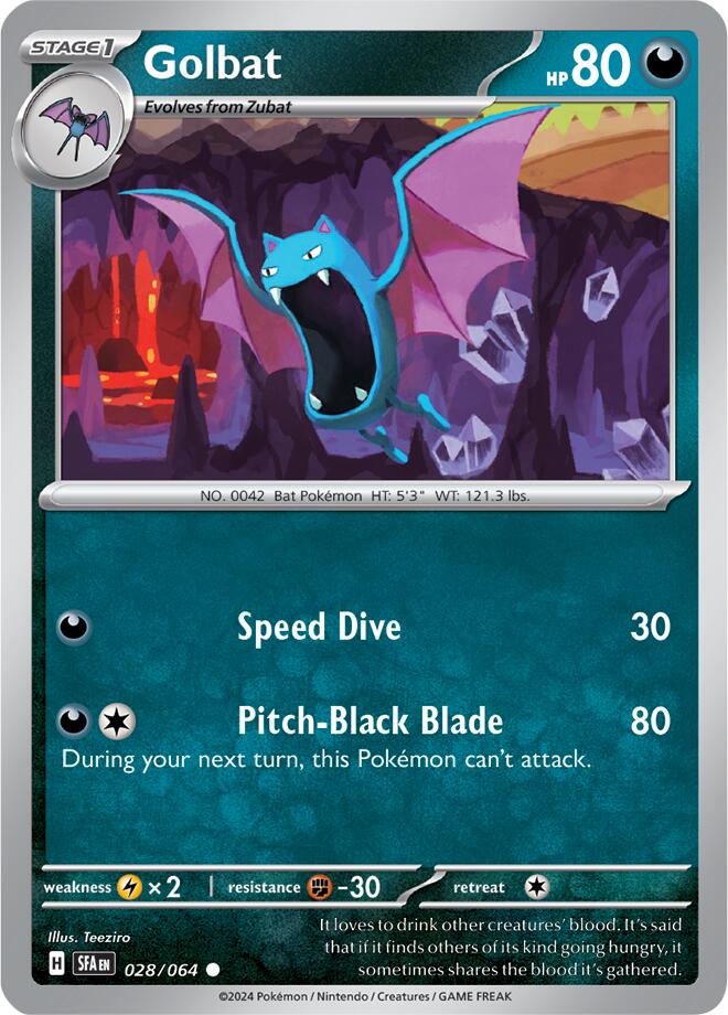 Golbat (028/064) [Scarlet & Violet: Shrouded Fable] | Galaxy Games LLC